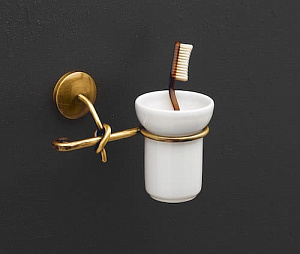 R3 CBZZ - PORTA BICCHIERE BRONZO SATINATO